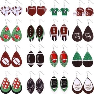 Faux Leather Earrings